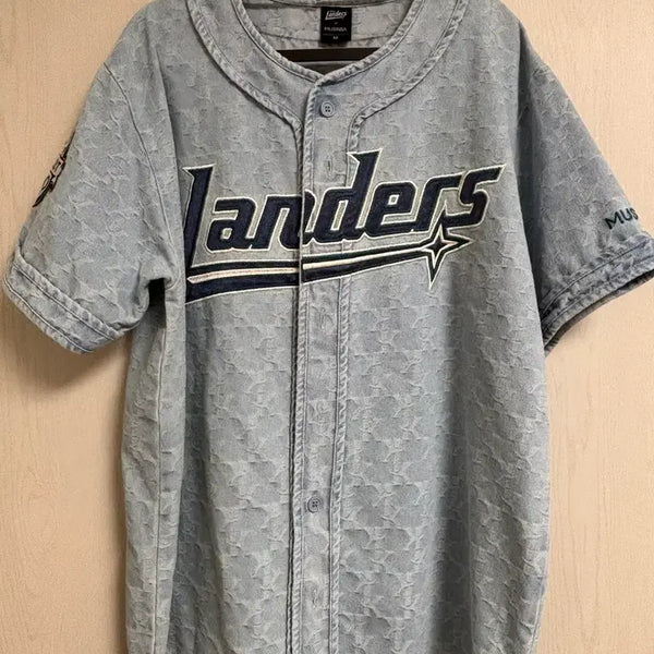 [BUNJANG] Kim Kwang-hyun 2000K Commemorative Denim Jersey M / 김광현 2000K 데님 유니폼 M