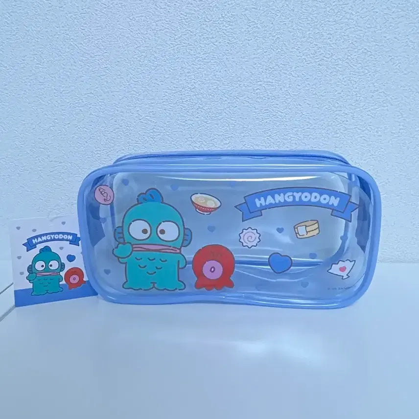 [BUNJANG] Sanrio Hangyodon PVC Clear Pouch / 산리오 한교동 pvc 투명 케이스