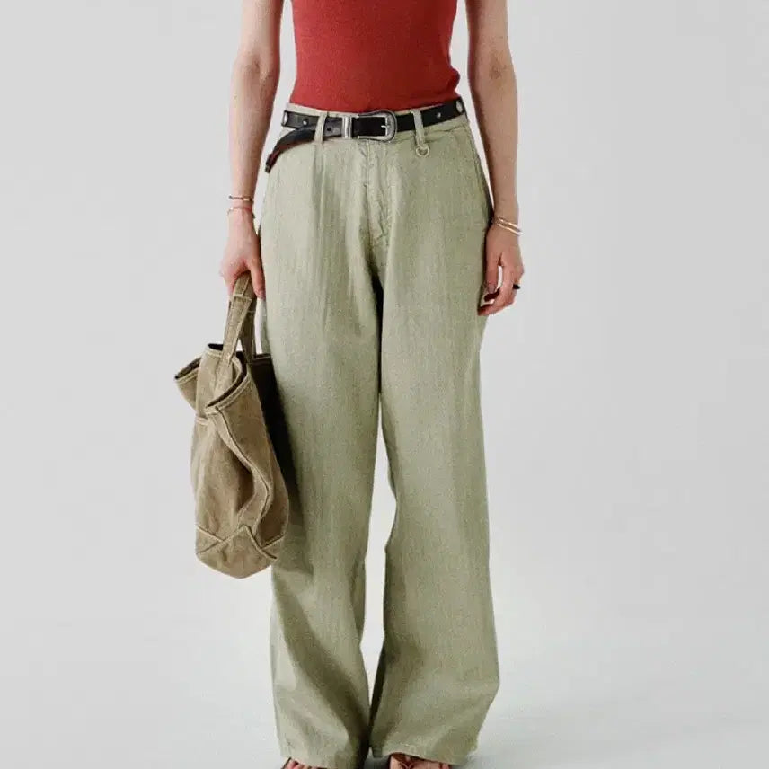 [BUNJANG] Urbanic30 HBT Wide Trousers XS / urbanic30 HBT Wide Trousers xs size