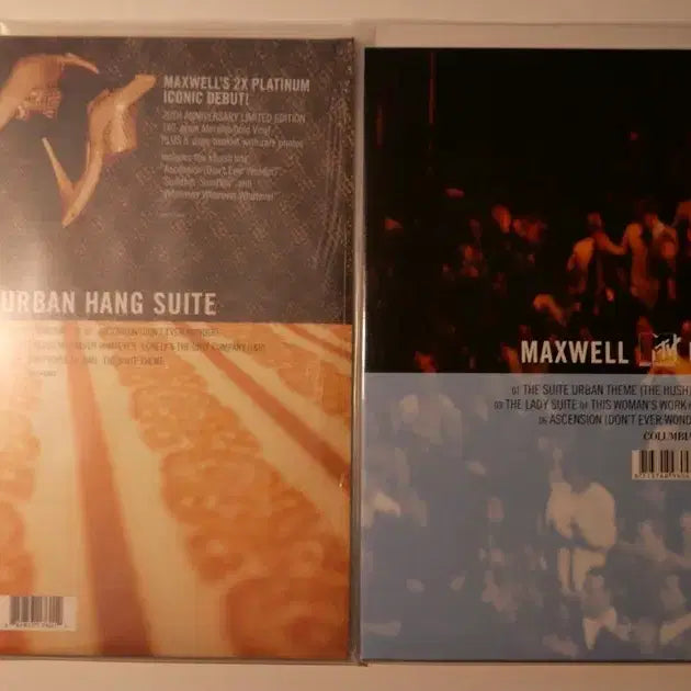 [BUNJANG] Maxwell Urban Hang Suite & MTV Unplugged EP LP Bundle Set / [LP] Maxwell (맥스웰) 앨범 2종 일괄 (Urban Hang Suite & MTV Unplugged EP)