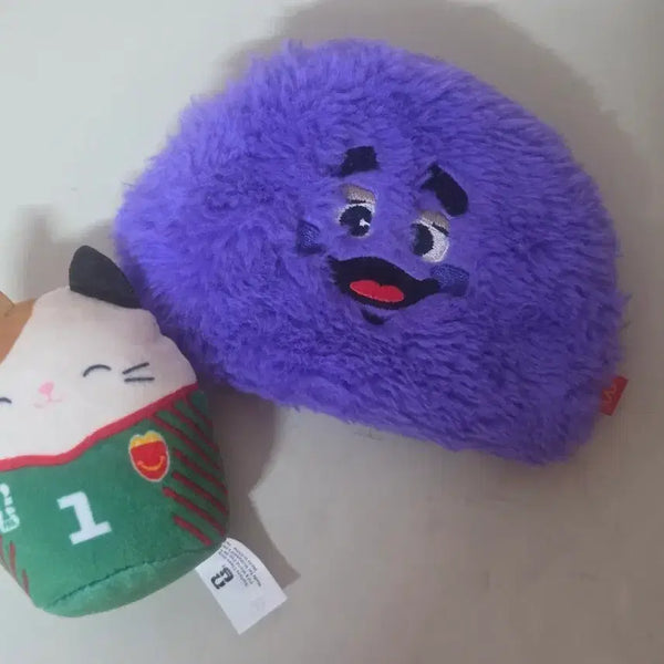[BUNJANG] McDonald's Squishmallow Pouch Bundle / 일괄] 맥도날드 고양이 스퀴시 멜로우 해피밀 그리머스 동전지갑 파우치 키덜트