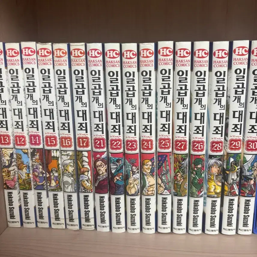 [BUNJANG] The Seven Deadly Sins Manga Volumes 1-30 (Excluding Vol. 8) / 급처 일곱개의대죄 만화책 1~30 (8권 제외)