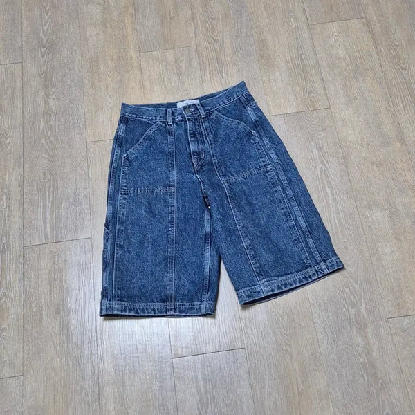 [BUNJANG] After Pray Bermuda Carpenter Denim Shorts Indigo / 애프터프레이 버뮤다 카펜터 데님 쇼츠
