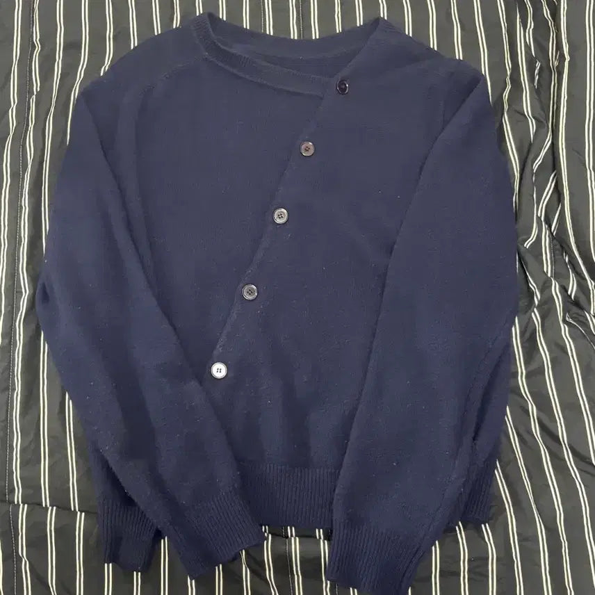 [BUNJANG] Numare EE 2WAY Cardigan Navy L / 누마레 EE 2WAY CARDIGAN NAVY L
