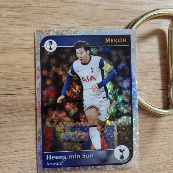 [BUNJANG] 26 Topps Merlin Tottenham Son Heung-min Parallel Football Card / 26탑스멀린 토트넘 손흥민 페러렐 축구카드