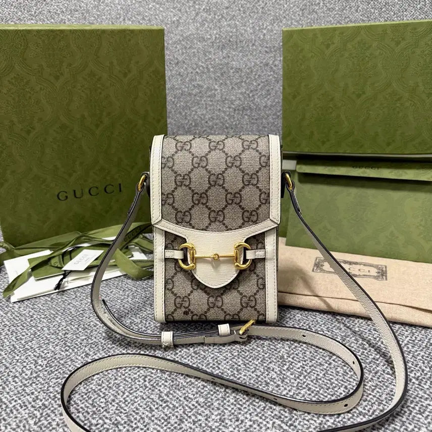 [BUNJANG] Gucci Horsebit 1955 Mini Bag Crossbody / 구찌 홀스빗 1955 미니백