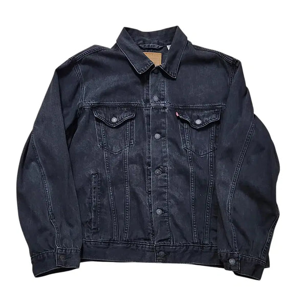 [BUNJANG] Levi's Premium Type III Black Denim Jacket 2XL / [2XL] 리바이스 프리미엄 타입3 흑청 데님 자켓