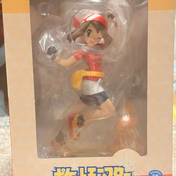 [BUNJANG] Kotobukiya Pokemon Haruka & Pochama Figure 1/8 Scale / 미개봉)코토부키야 포켓몬스터 하루카 아차모 피규어