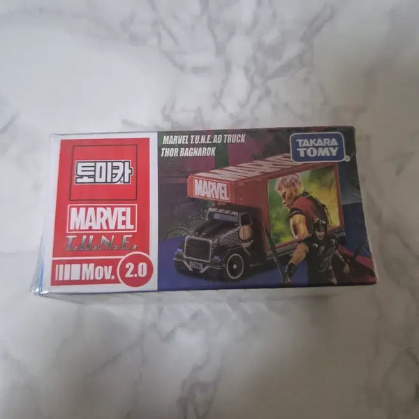 [BUNJANG] Tomica Marvel Thor Ragnarok Truck Minicar / 토미카 마블 어벤져스 토르 라그나로크 트럭 미니지티 피규어