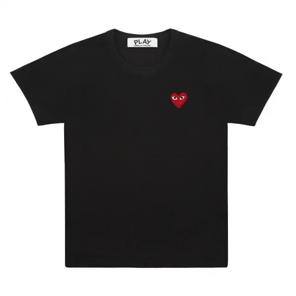 [BUNJANG] Comme des Garçons Red Heart Logo T-Shirt / 정품/새상품 ) 꼼데가르송 레드와펜 기본 반팔 남여공용