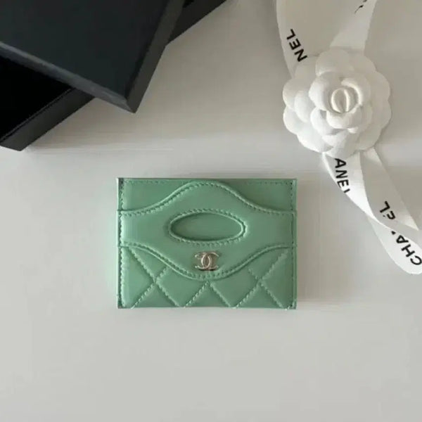 [BUNJANG] Chanel 31 Card Holder Light Green / 샤넬31 카드홀더 카드지갑 라이트 그린