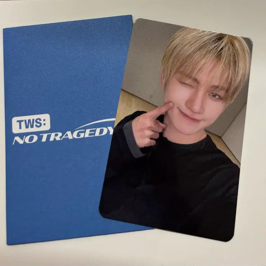 [BUNJANG] TWS Jihoon Lucky Draw Photocard / 투어스 지훈 널 따라가 NO TRAGEDY 공방 포카 양도