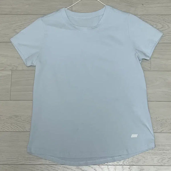 [BUNJANG] STL Short Sleeve T-Shirt Sky Blue Athletic Wear / STL 반팔 티셔츠 하늘색 운동복