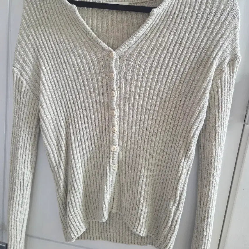 [BUNJANG] VERVE Terry Knit Cardigan Beige / 베르브 가디건