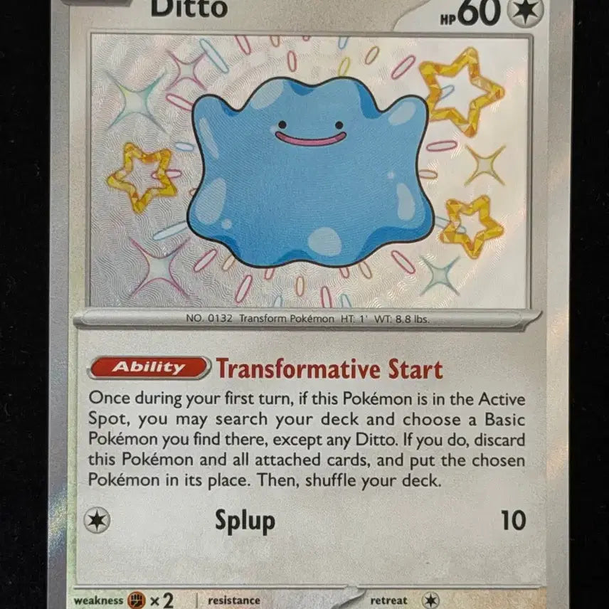 [BUNJANG] Ditto Shiny (PAF EN 201/091) Trading Card / 북미 메타몽 이로치 / Ditto (PAF EN 201/091)