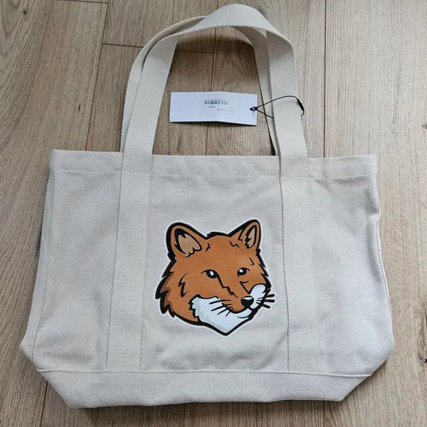 [BUNJANG] Maison Kitsuné Fox Head Tote Bag / 메종키츠네 폭스헤드 에코백 / 토트백