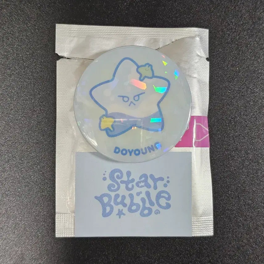 [BUNJANG] NCT 127 Doyoung Everland Star Bubble Pin Button / NCT 127 엔시티127 도영 에버랜드 스타버블 뎡가사리 물가사리 핀버튼 핀배지