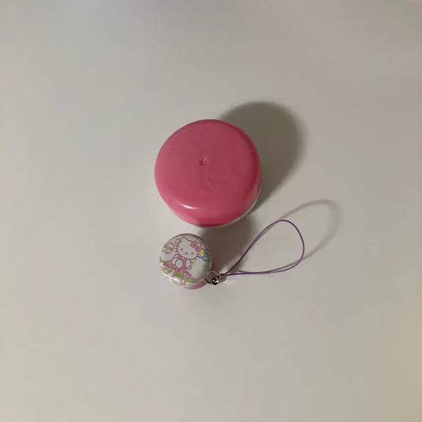 [BUNJANG] Hello Kitty Mini Bean Gacha Charm Keychain Tin Case / 헬로키티 틴케이스 키링 참 키홀더 초미니 콩가챠 빈티지 고전 산리오
