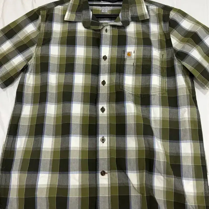 [BUNJANG] Carhartt Pocket Check Shirt M Vintage / 칼하트 포켓 체크셔츠 M 빈티지제품