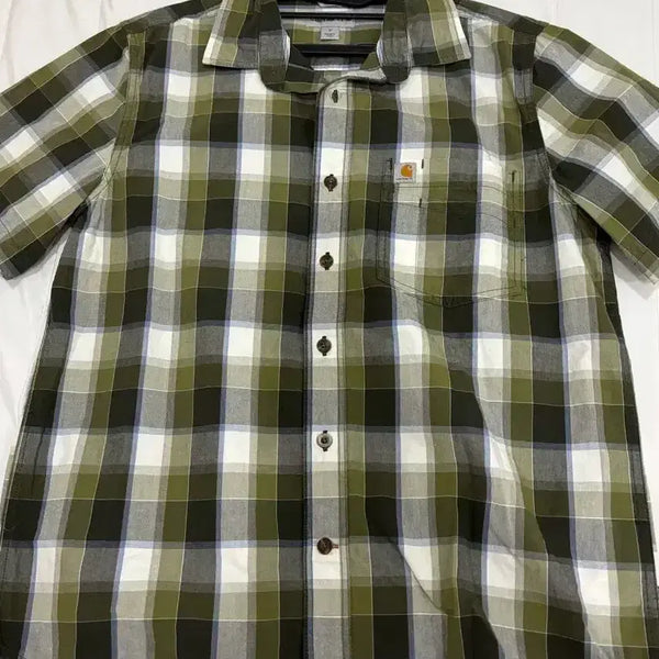 [BUNJANG] Carhartt Pocket Check Shirt M Vintage / 칼하트 포켓 체크셔츠 M 빈티지제품