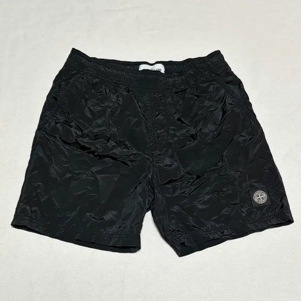 [BUNJANG] Stone Island Nylon Metal Swimming Trunks Black S / 스톤 아일랜드 반바지 블랙 s