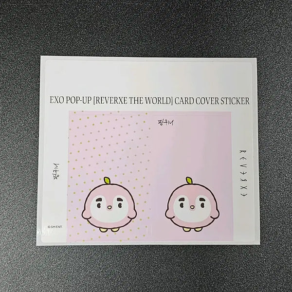 [BUNJANG] EXO D.O. Penguin Card Cover Sticker (B ver.) / EXO 엑소 디오 핑귀니 카드 커버 스티커 카드스티커 reverxe