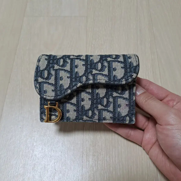 [BUNJANG] Dior Saddle Oblique Jacquard Card Holder / [100%/정품] 디올 새들 오블리크 자카드 카드지갑