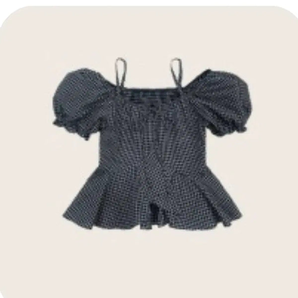 [BUNJANG] Fek'Donald Check Blouse / 팩더널드 체크 블라우스