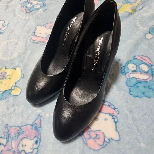 [BUNJANG] Women's 10cm Heel Leather Shoes Size 235 / 소가죽 10cm구두 235cm :)