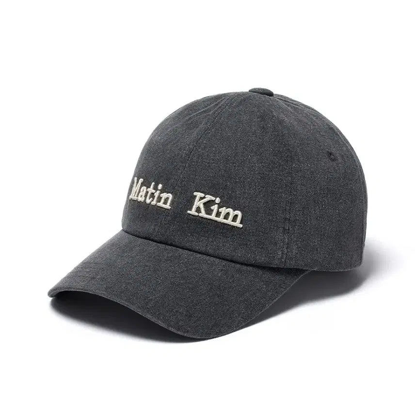 [BUNJANG] Matinkim Signature Logo Ball Cap Grey / 마뗑킴 시그니쳐 로고 볼캡 그레이