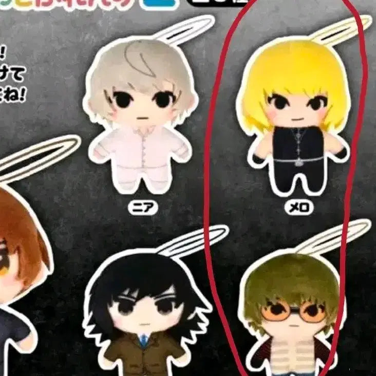[BUNJANG] Death Note Gabukko Friends Vol. 2 Bundle Set (Mat & Mello) / 매트,멜로 일괄) 데스노트 가푸코 카풋코 프렌즈 2 가챠