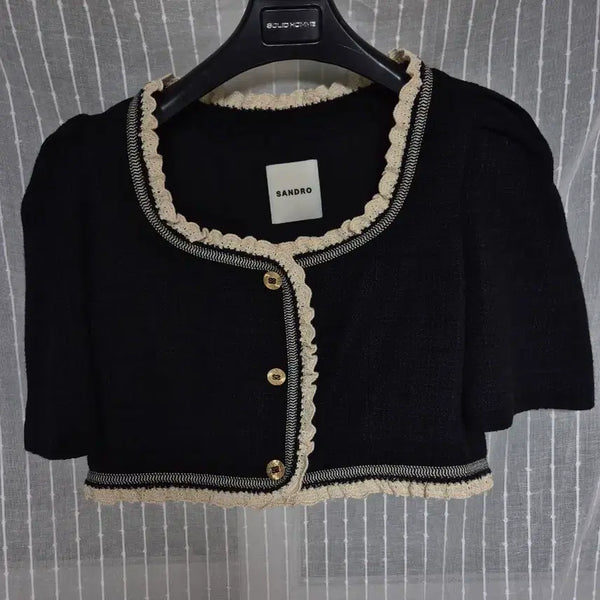 [BUNJANG] Sandro Short-Sleeve Jacket / sandro 산드로 반팔 자켓 미착용품