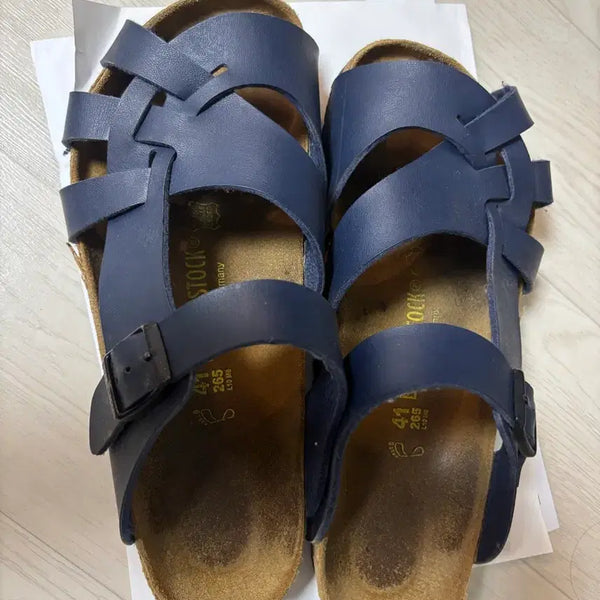 [BUNJANG] Birkenstock Pisa Navy Size 41 / 버켄스탁 피사 네이비 265 (41)