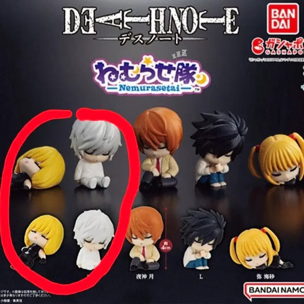 [BUNJANG] Death Note Nemuraseteai Gacha Figures (Near, Mello) Bundle Set / 니아,멜로 일괄) 데스노트 네무라세타이 가챠 피규어