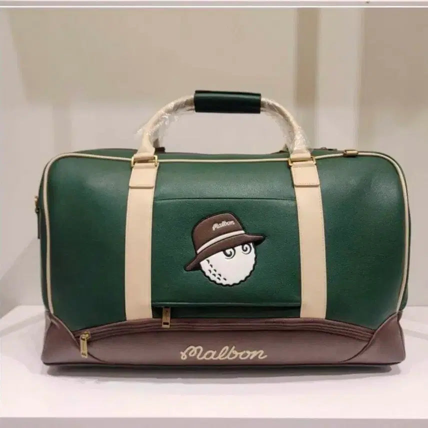 [BUNJANG] Malbon Golf Boston Bag Green / 말본 골프 보스턴백 그린