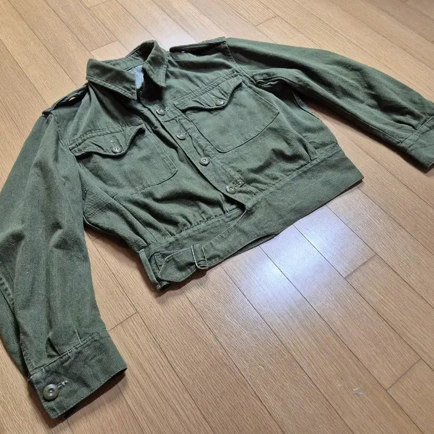 [BUNJANG] 1950s British Army Selvage Denim Battle Dress Jacket / 50s 영국군 배틀 드레스 셀비지 데님 자켓