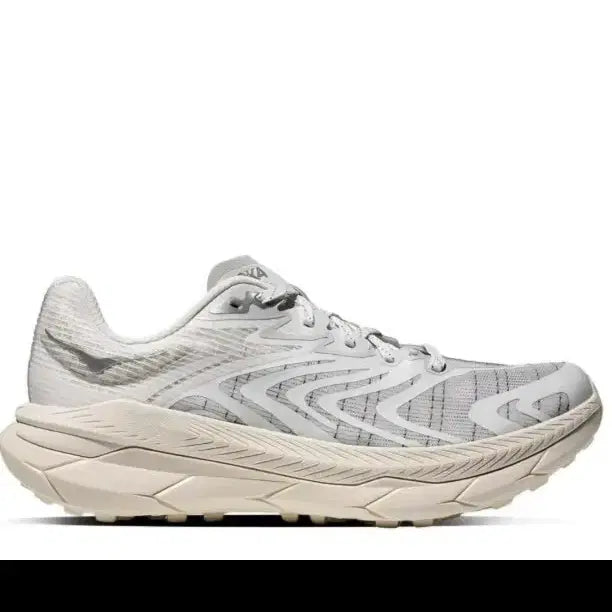 [BUNJANG] Hoka Tecton X 2 White Cosmic Gray Running Shoes / (새상품, 255) 호카 텍톤x2 화이트 코스믹그레이, 트래킹화