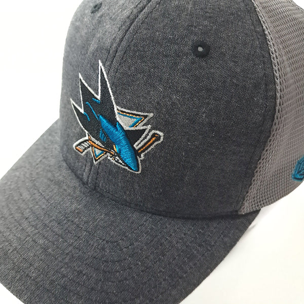 [BUNJANG] San Jose Sharks Old Time Hockey Flexfit Trucker Cap / CA208 L NHL 00s 플렉스핏 올드타임하키 메쉬 트러커캡 모자