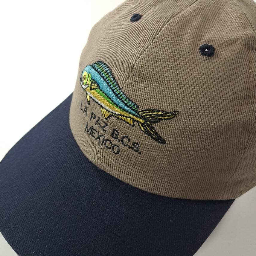 [BUNJANG] 1990s La Paz BCS Fish Embroidery Two-Tone Ball Cap / CA209 LA PAZ BCS 90s 멕시코 피쉬 자수 투톤 볼캡 모자