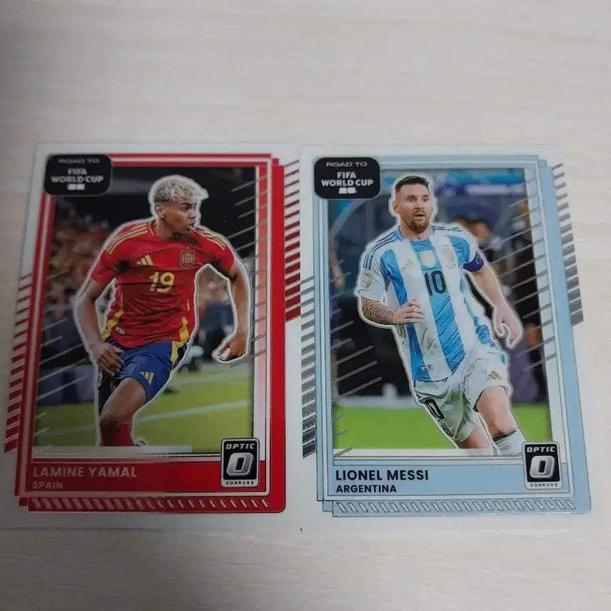 [BUNJANG] Lionel Messi and Lamine Yamal FIFA World Cup Trading Cards / 월드컵 야말과 메시