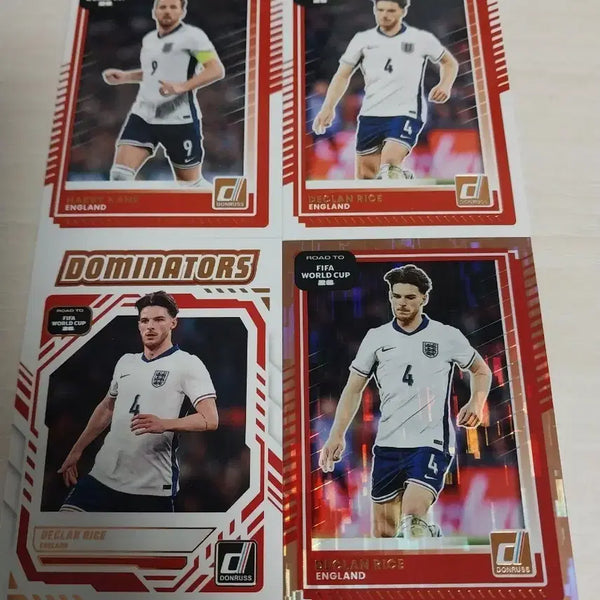 [BUNJANG] Donus World Cup Soccer Card England 4-Type Set / 도너스 월드컵 축구 카드 잉글랜드 4종 세트