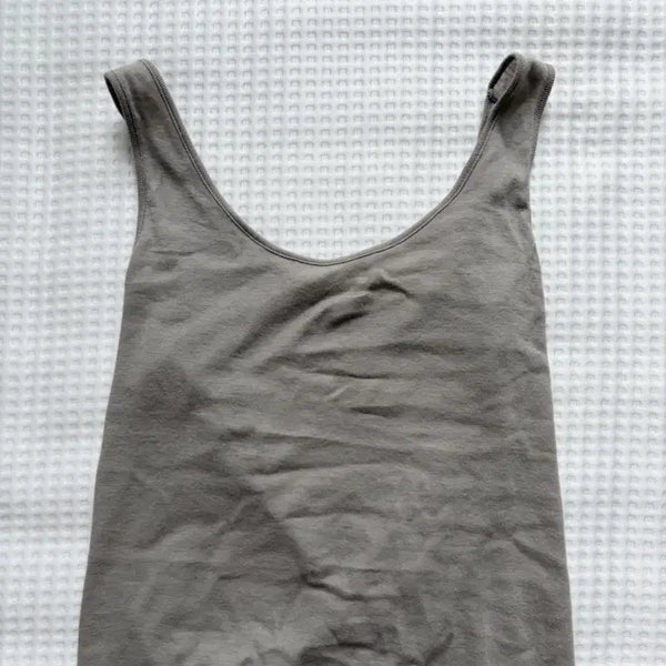 [BUNJANG] Muji Sleeveless Tank Top / 무인양품 슬리브리스 나시 1번 착용
