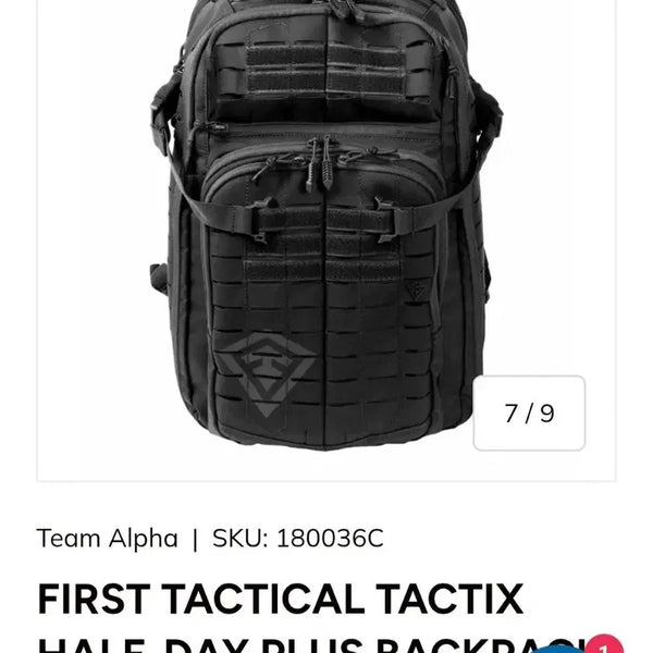 [BUNJANG] First Tactical Tactix Half Day Plus Backpack 27L / [전술배낭]퍼스트 택티컬 택틱스 하프데이 플러스 백팩 27L