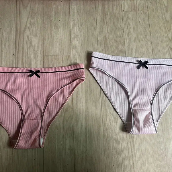 [BUNJANG] Pink Women's Underwear 2-Piece Set / 핑크 여성 속옷 2개 세트