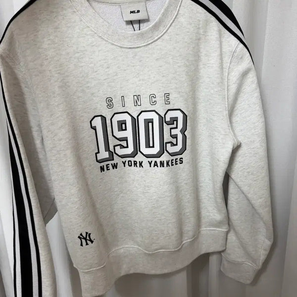 [BUNJANG] MLB Crewneck Sweatshirt - Size M / (새상품) MLB 맨투맨 M사이즈