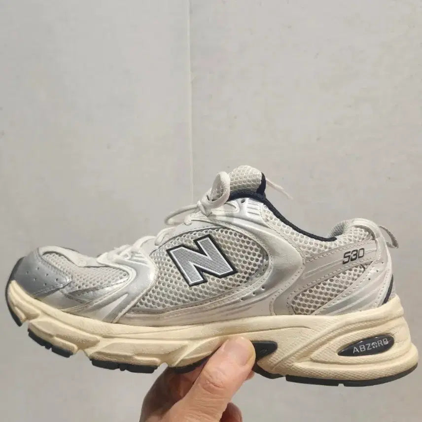 [BUNJANG] New Balance 530 White Silver Sneakers / 뉴발란스 530 화이트 실버