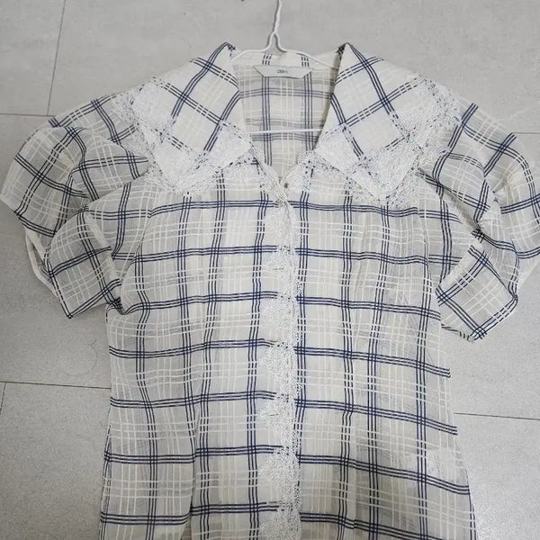 [BUNJANG] Doen Short Sleeve Blouse / 듀엔 반팔 블라우스
