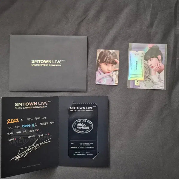 [BUNJANG] SMTOWN LIVE 2022 SMCU EXPRESS aespa Winter Photocard Set / SMTOWN LIVE 2022 SMCU EXPRESS 굿즈 에스파 윈터
