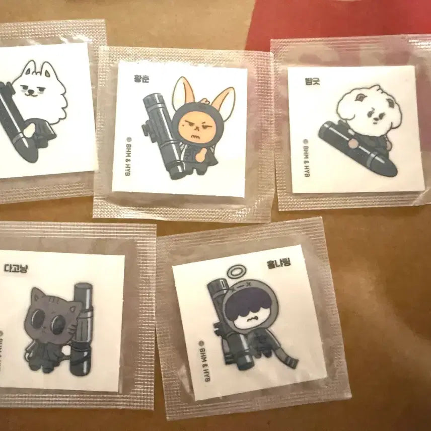 [BUNJANG] TXT 'Bbul-Bbul-Tu' Star Collection Sticker Set (5 Types, Sealed) / 투바투 뿔바투 별모아 띠부 씰 스티커 미개봉 5종 세트