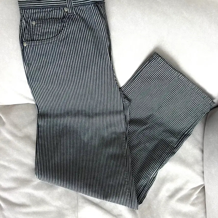 [BUNJANG] Massimo Dutti Striped Slacks Size 38 / 새상품 마시모두띠 스트라이프 팬츠 38사이즈